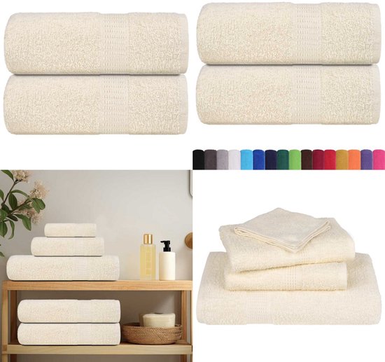 Vidaxl gastendoekjes frogn 2 st 30x50 cm 360 g m² bruin
