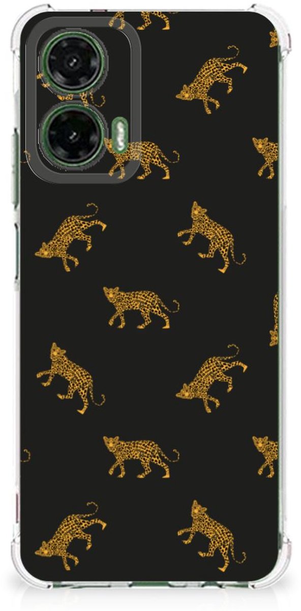 Case Anti-shock voor Motorola Moto G35 Leopards