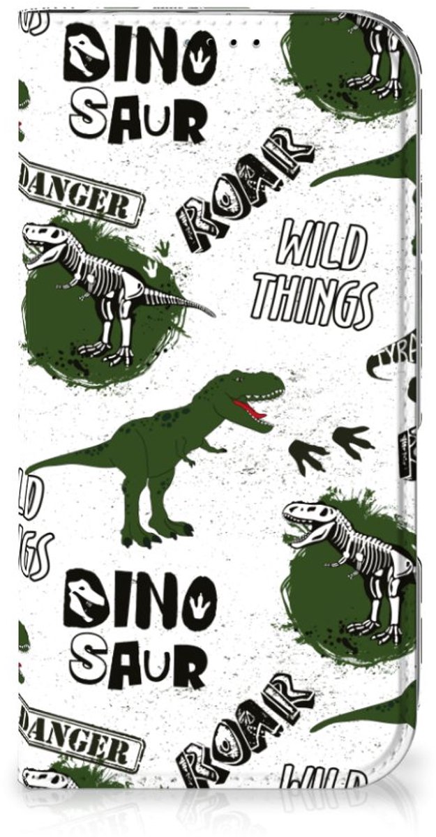 Book Case voor Hoesje maken voor iPhone 16 Dinosaurus