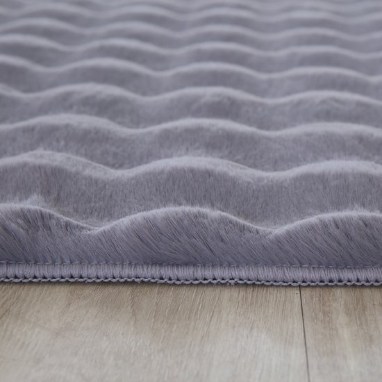 Pluizig Zacht Tapijt 200 x 430 cm Modern Design Wasbaar