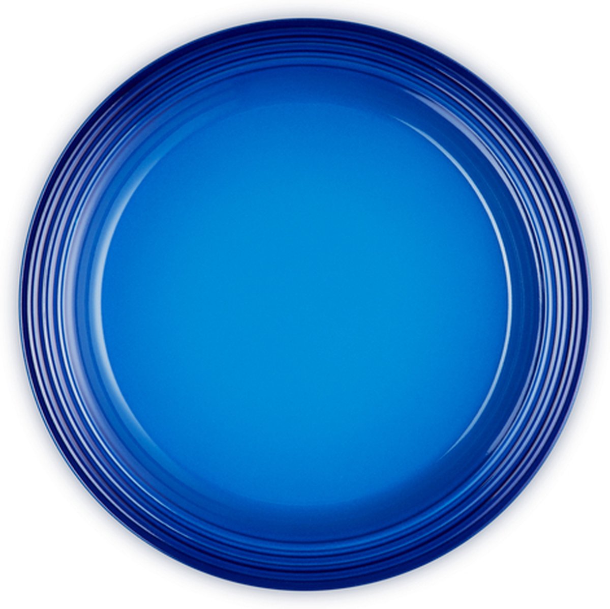Le Creuset 4 aardewerken dinerborden Azure 27cm