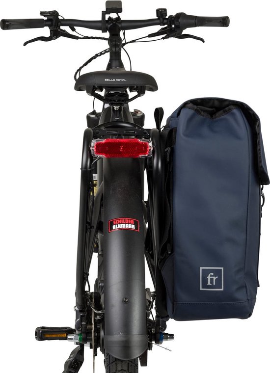Fastrider Jaxx II Enkele Fietstas/Rugzak/Schoudertas in één - Navy - Trend - Click'nGo - 14 Liter - Waterafstotend van FastRider — afbeelding 4