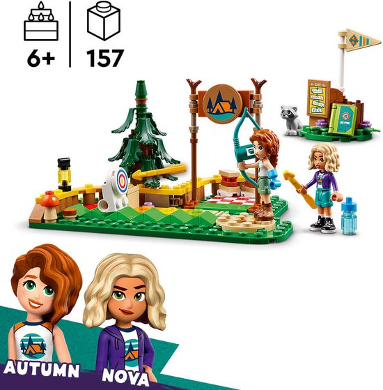 Terrain de tir à l'arc du camp d'aventure LEGO Friends 42622