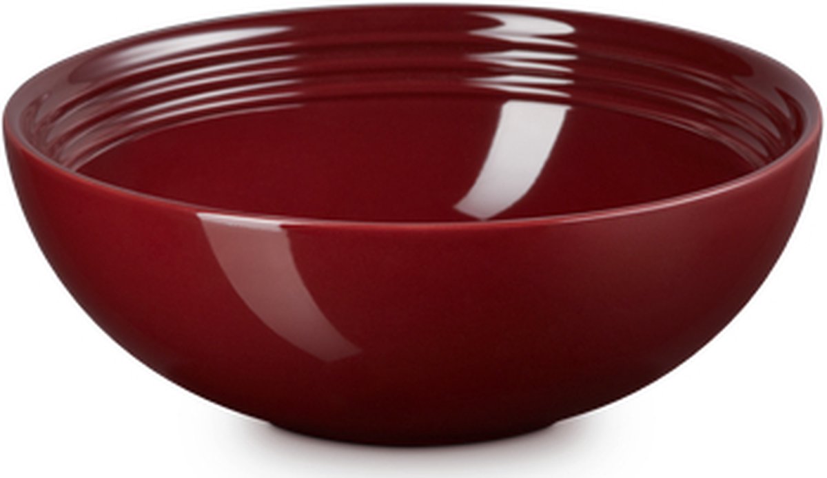 Le Creuset 2 aardewerken saladeschalen Rhône 24cm 2,2l