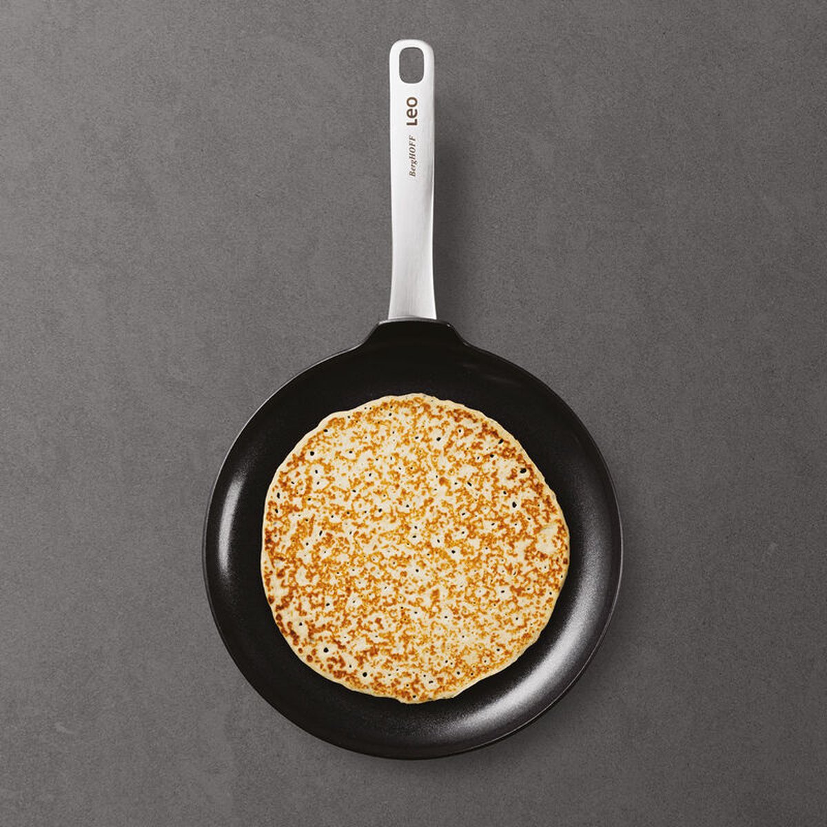 LEO Pannenkoekenpan antikleef Graphite - Ø 26cm - Zwart - PFAS-vrij