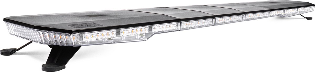 AMIO Stroboscoop Zwaailicht LED Waarschuwingslichtbar 180 LED 1372mm Oranje - Professionele Waarschuwingsverlichting met 51 Lichtfuncties