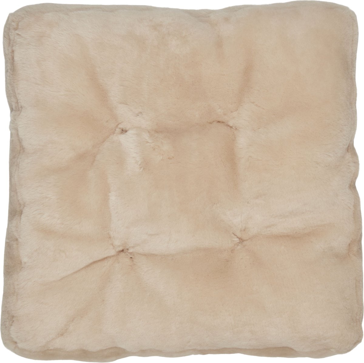 Sheepskin House Mocassin Stoel Kussen - 40x40 cm Chestnut
