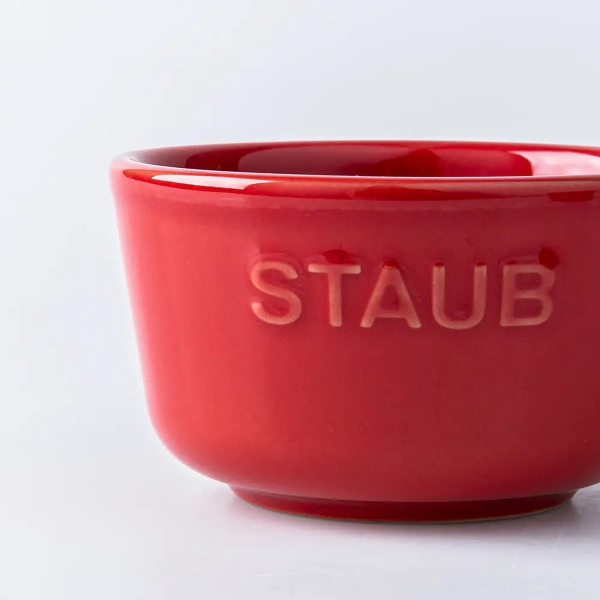 Staub Desert Schaaltjes - Ramekin Set Van 2 - Rood - Keramisch - Tapas Schalen - Toetje - Geschikt Voor Magnetron Oven Vaatwasser — cadeau in Kookcadeaus - foto 3
