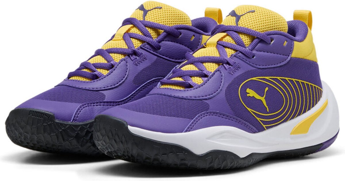 Puma PLAYMAKER PRO JR unisex kindersneaker sportschoenen 310370 09 violet Paars