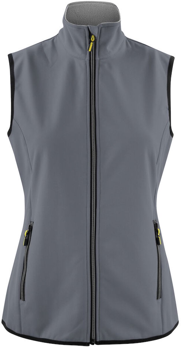 Printer Softshell Bodywarmer Vest Trial Lady 2261060 Staalgrijs