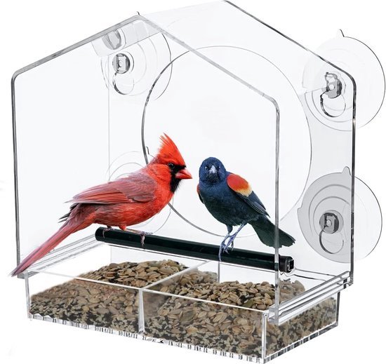 Hangende Vogelvoederbak met Paraplu - Voor wilde vogels in je tuin | bol