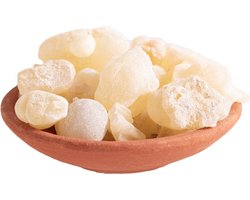 Wierookhars Witte Hojari Oman in Glas