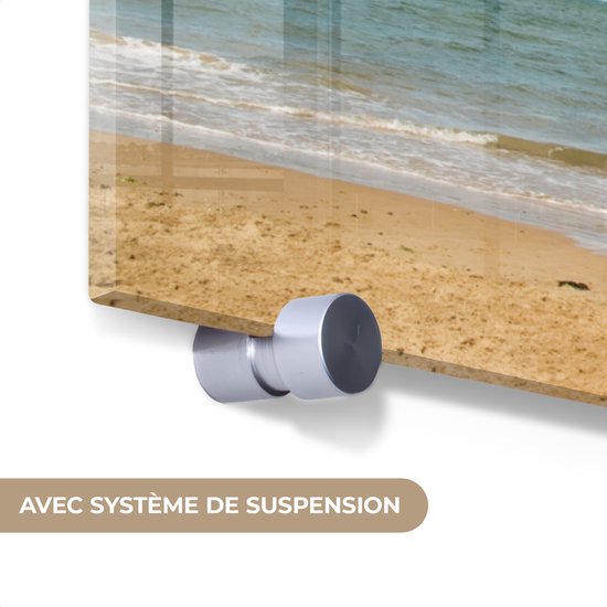 Peinture sur Verre - Plage - Été - Nuages - 60x40 cm - Peintures sur Verre Peintures - Photo sur Glas