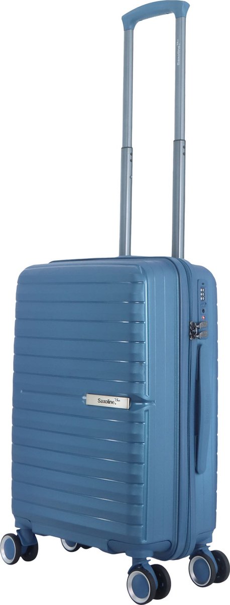 Saxoline Blue – Resort | Handbagage / Harde Koffer / Trolley – Small (33L) – Blauw - Blauw / Small