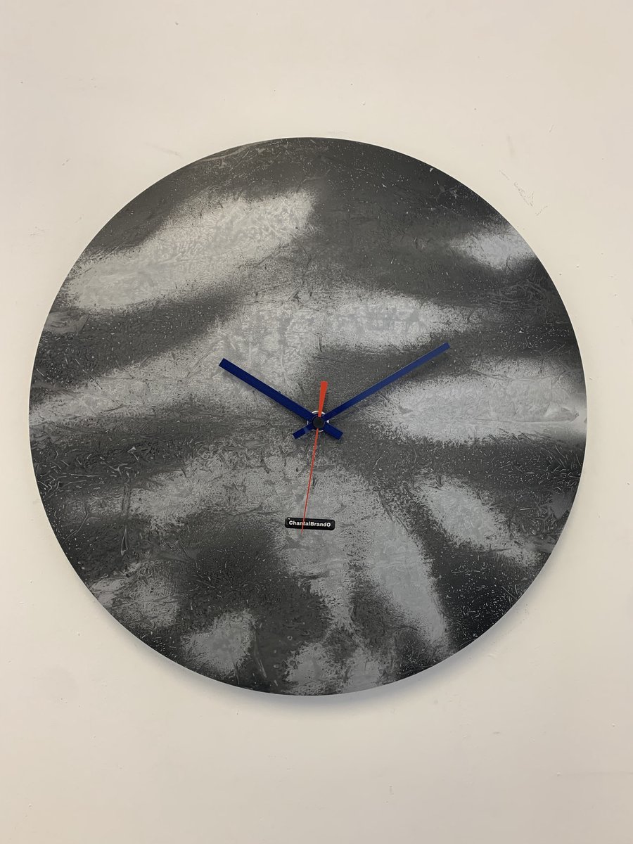 ChantalBrandO Wandklok BRETAGNE XL Modern Industrieel Design