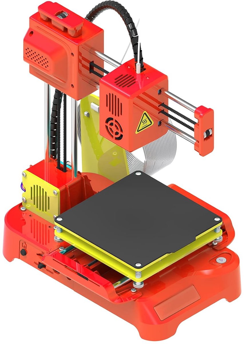 Desktop Mini 3D-printer met 100 x 100 x 100 mm Drukformaat - Ideaal Cadeau voor Kinderen en Schoolprojecten