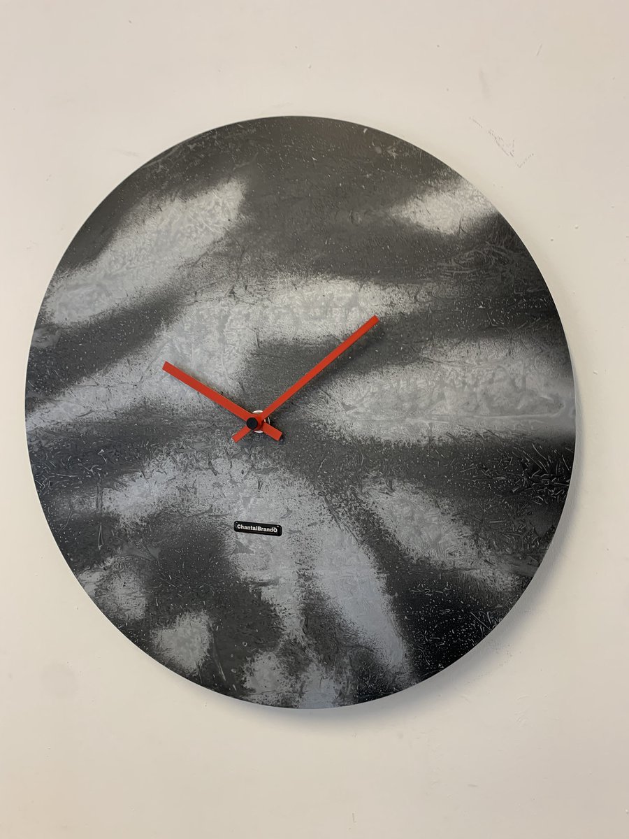 ChantalBrandO Wandklok BRETAGNE XL Modern Industrieel Design