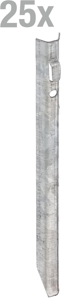 Alberts 854461 Grondanker | sendzimir verzinkt | 250 mm | Set van 25