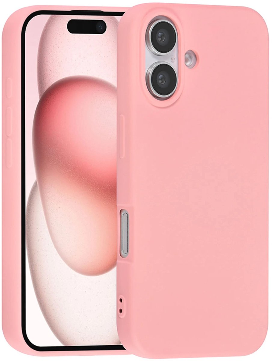 TUNIQ - iPhone 16 - Backcover - hoesje - TPU - Roze