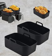 BYKITCHEN Heißluftfritteuse Grillrost für Ninja AF300EU AF400EU, 2 Stück Luftfritteusenständer