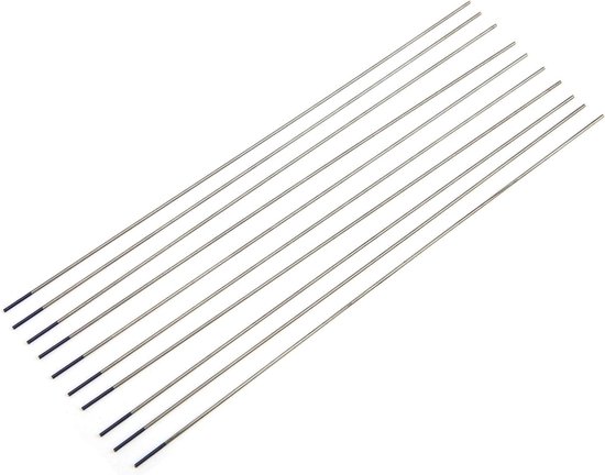 Electrodo De Tungsteno Para Soldadura, 10 Piezas De Varilla WC20 De 4 Mm Electrodo De Tungsteno Para Soldadura Con Varilla Caracteristicas Mejoradas