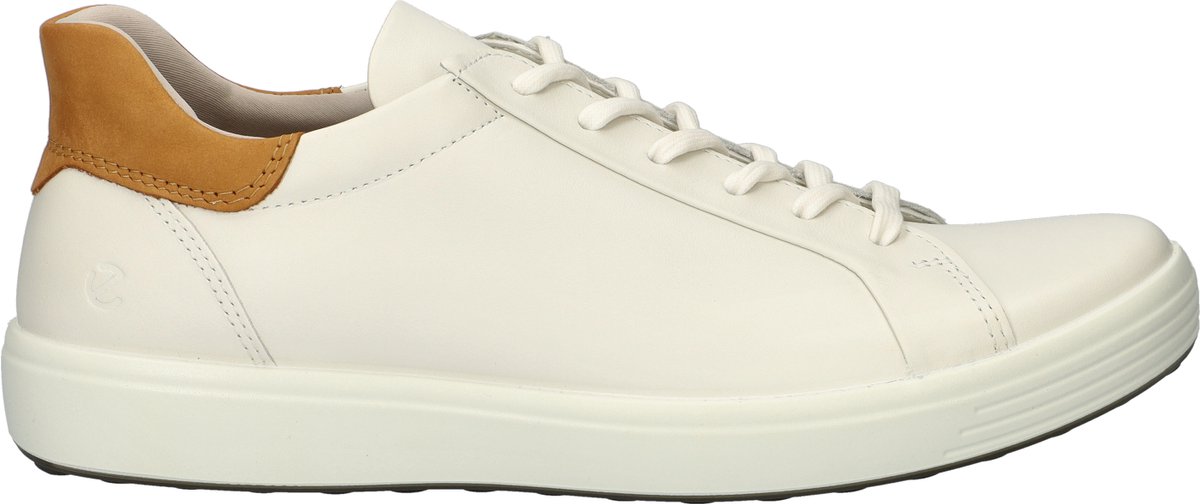 Ecco Soft 7 Slip Lace Sneakers Laag - Wit