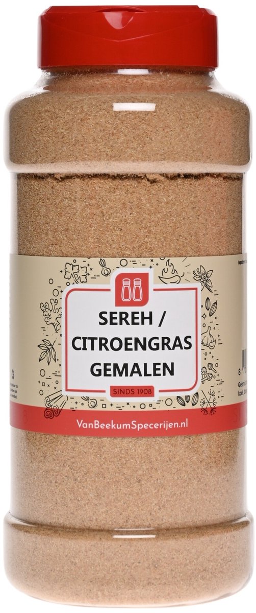Goedkoopste Van Beekum Specerijen - Sereh / Citroengras Gemalen - Strooibus 300 gram