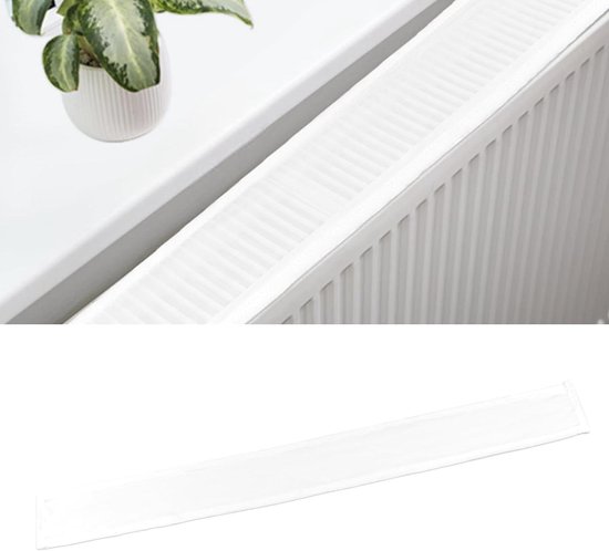 Housse Protection Anti-Poussière Radiateur 60 Cm Avec Aimants Intégrés - Blanc