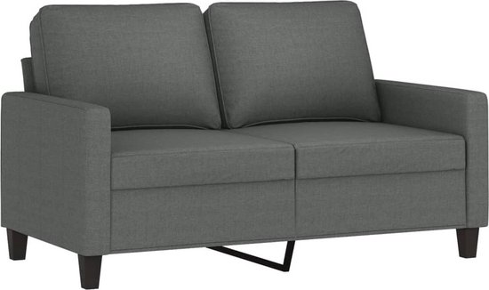 Ensemble de salon vidaXL - 4 pièces - Gris foncé - Grijs inclus