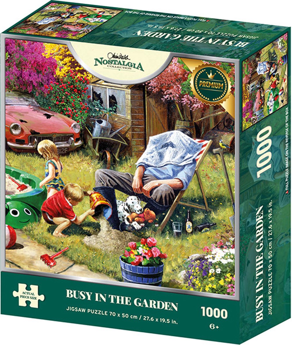 Busy in the Garden Puzzel 1000 Stukjes