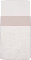 Jollein Baby Laken Ledikant - 120x150cm Slub - Nougat