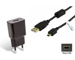 OneOne 2A lader + 1,8m extra sterke Mini USB kabel. Universele oplader adapter past op Garmin DASH CAM 10, 20, 30, 35, VIRB Ultra 30, VIRB X, VIRB XE, VIRB Elite, VIRB, Nuvifone G60, Quest, Quest 2