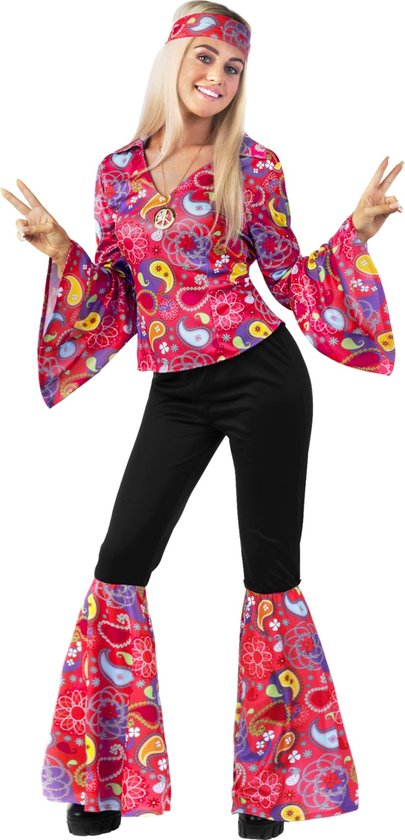 Morph Jaren 70 kostuum voor vrouwen, hippie kostuum voor vrouwen, jaren