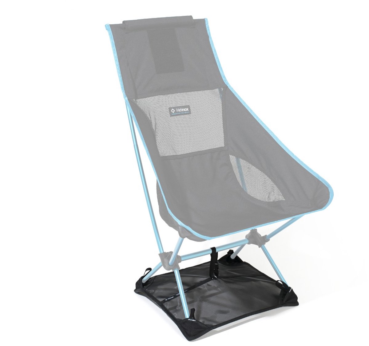 Helinox Chair Two grondzeil - Zwart