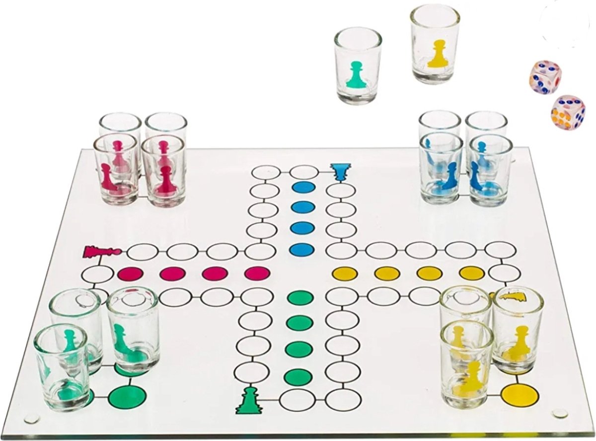 Ilso mens erger je niet drankspel - Drink spel - dobbelsteen - party