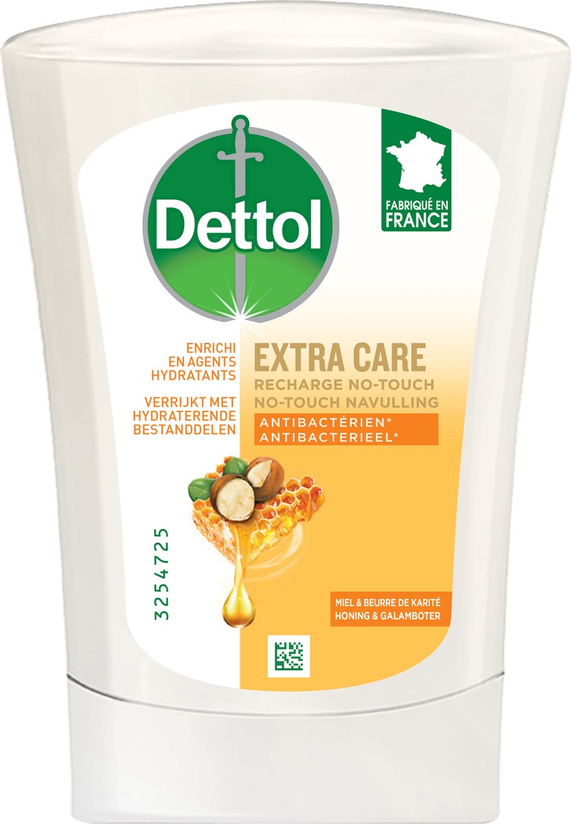 Goedkoopste Dettol No-Touch Refill Extra Care Honey & Sheabutter 250ML