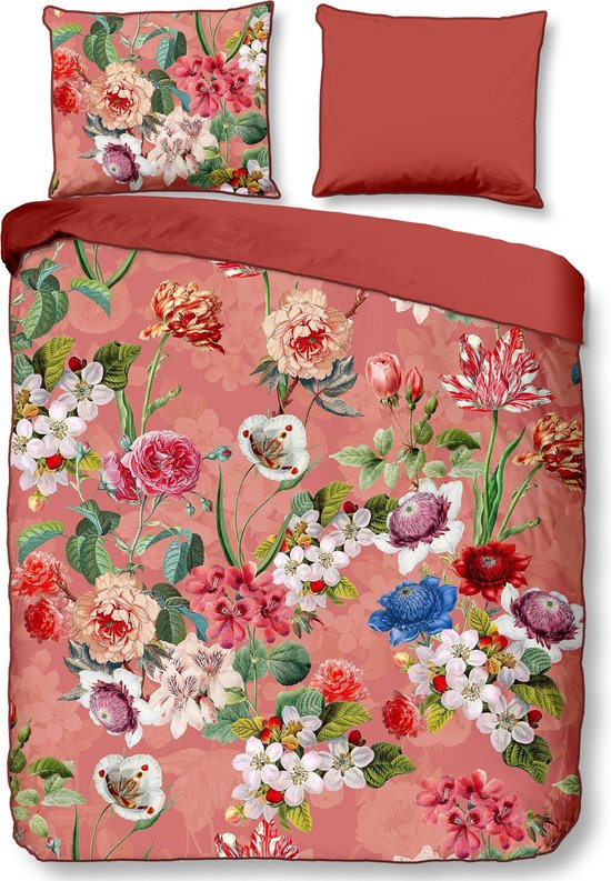 Dreamers Den | Halflinnen Dusty Pink Maat: 2-persoons (200 x 200/220 cm