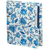 Kalpa 1016-78 Clipbook A5 Ringband Organizer Delft blauwe bloemen 1 week per 2 paginas 2024-2025-2026