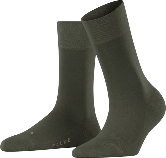 FALKE New York damessokken - olijfgroen (military) - Maat: 35-38