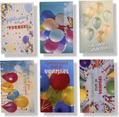 6 Cards & Crafts Luxe vormsel wenskaarten - 12 x 17 cm - Vormsel - Inclusief enveloppen