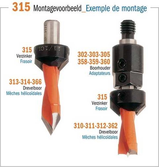 CMT Orange Tools 912.150.11 gereedschappen, Grigio/Arancio