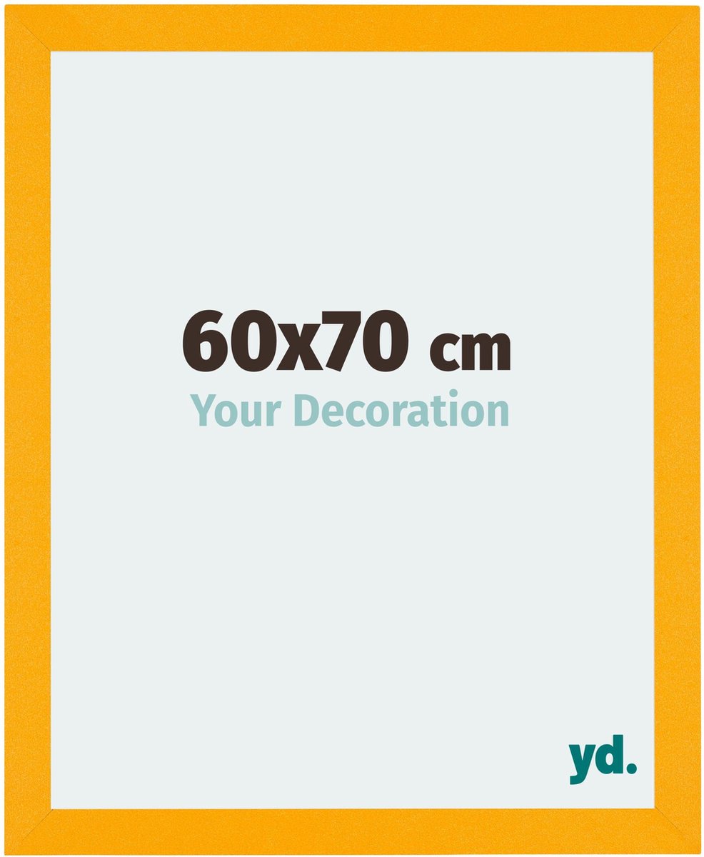 Your Decoration - Fotolijst 60x70 cm - MDF - Geel - Mura