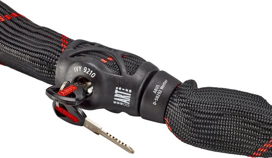 Antivol Abus Ivy Steel-O-Chain 9210 - ART3 - 170 cm - Noir