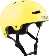 TSG Evolution Solid Colors skateboard helm satin acid yellow