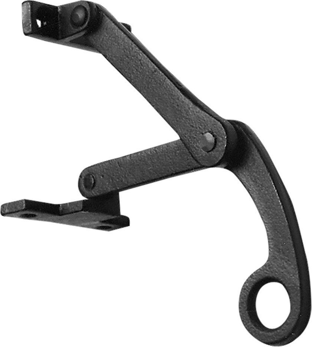 KP3754 combi raamuitzetter 178mm smeedijzer zwart