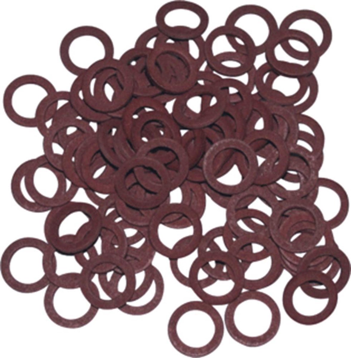 Pakkingring fiber 1/4 10x5,25x1mm - 100 stuks