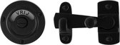 Toiletgarnituur - Smeedijzer zwart - Gietijzer - GPF - Binnendeur - GPF6915.60 toiletstift 8mm smeedijzer zwart
