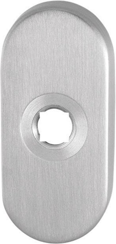 Rosette à clic ovale GPF 70x32x10 mm gauche