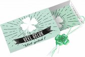 Paper Art Greeting box Veel geluk en veel succes - verpakt per 2 stuks