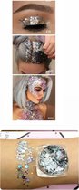 Akyol - Gezichtsjuwelen – gezichtsteentjes - gezicht glitters– diamantjes – carnaval- plak diamantjes- diamantjes voor gezicht - bohemian feest - bohemian – festival – gezichtsdecoratie – feest – decoratie - sticker - stickervel -glitte